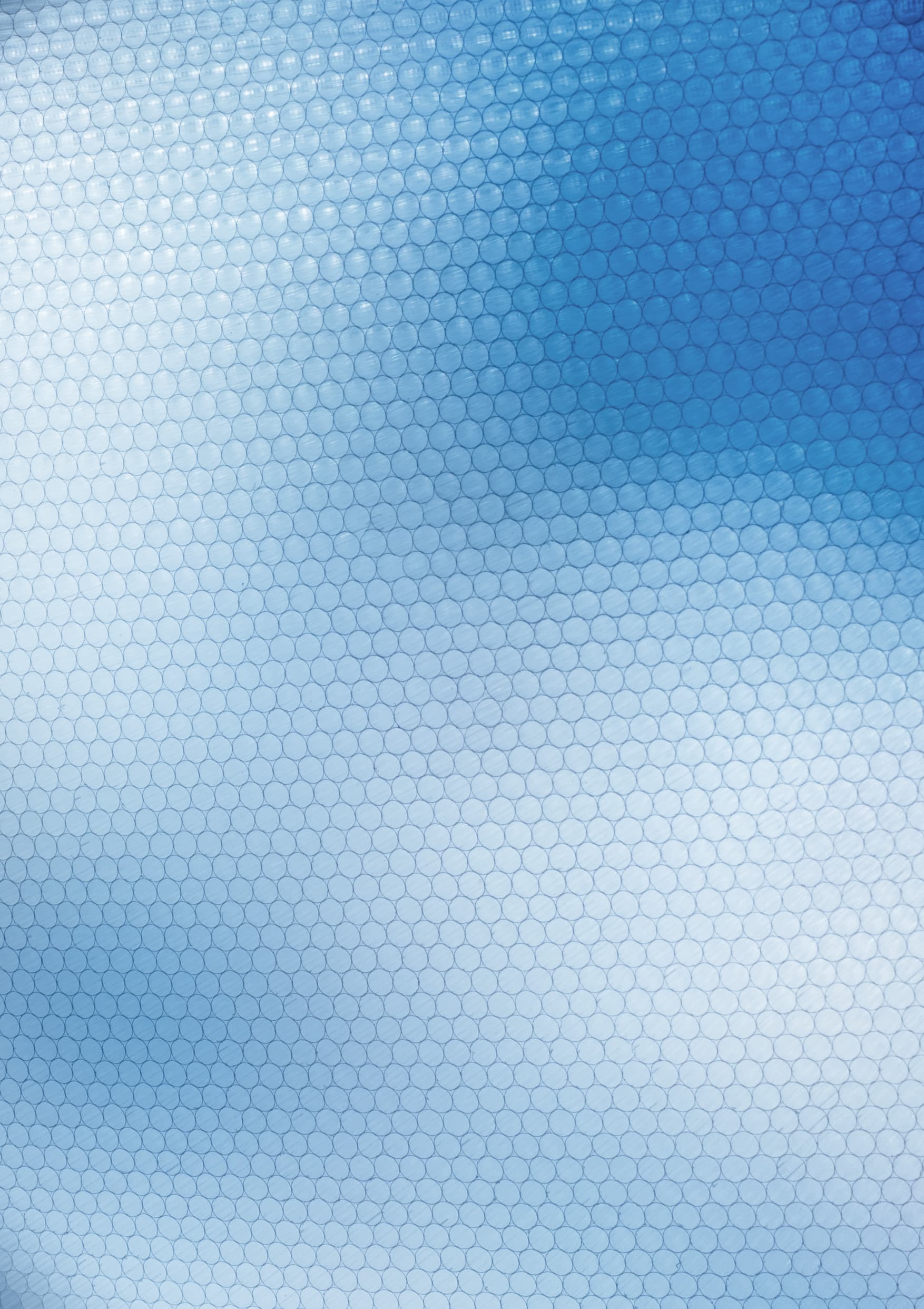 Close-up of the screen from Tomorrow is Another Day and gauzy white clouds set against a blue sky.
